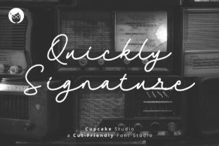AL Quickly Signature: A Premium Handwritten Font for Elegant Branding