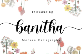 Banitha: A Sweet Handwritten Font for Campaigns