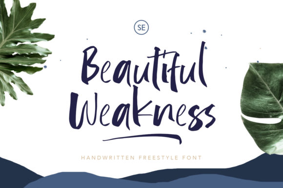 Beautiful Weakness Font for Editorial Design and Creative Publishing