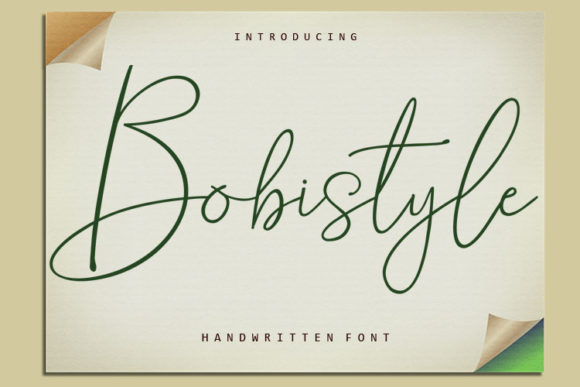 Bobistyle: A Handwritten Font for Charming, Elegant Creations