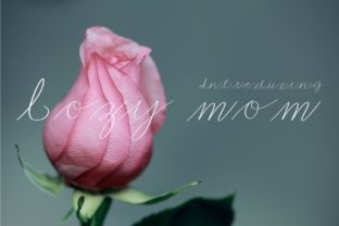 Cozy Mom Font: A Handwritten Typeface for Elegant Web Design