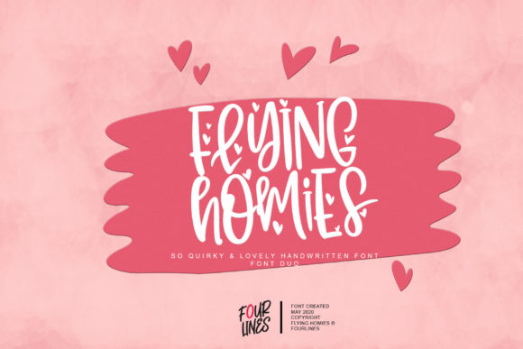 Flying Homies Font for Creative Design