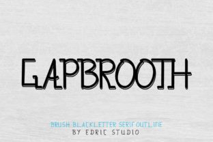 Gapbrooth Font: A Playful Script for Creative Branding
