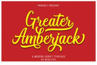 Greater Amberjack Font for Creative Branding Projects