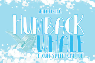 Humback Whale Font: A Creative Standout for Handmade Designs