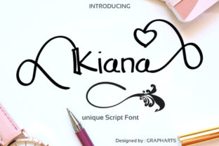 Kiana Font: A Handwritten Script for Modern Web Design