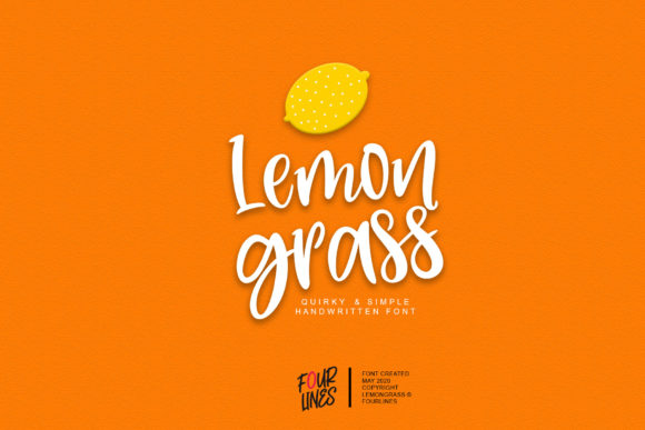 Lemon Grass Font: A Cheerful Script for Memorable Campaigns