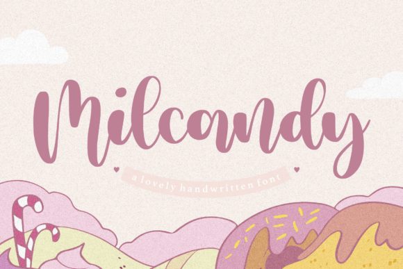 Milcandy: A Handwritten Font for Elegant Editorial Design