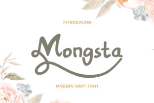 Mongsta Font Elevates Brand Visuals with Handwritten Elegance