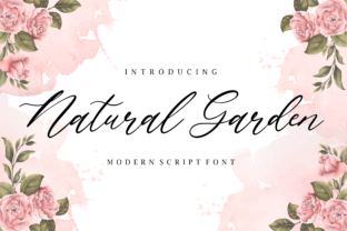 Natural Garden Font for Editorial Design