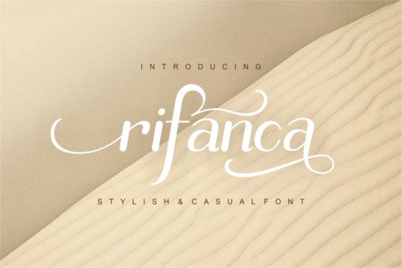 Rifanca Font: A Handwritten Script for Timeless Branding