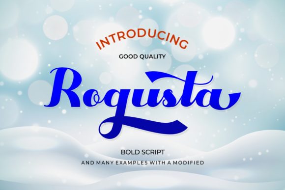 Rogusta: A Vintage Script Font for Creative Projects