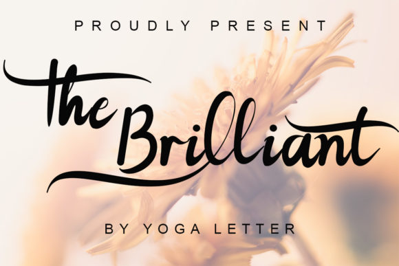 The Brilliant Font: A Versatile Script for Campaigns with Charm and Elegance