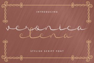 Veronica Elena Font: Elegance for Your Handmade Creations