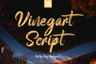 Vinegart Font: A Handwritten Script for Creative Makers
