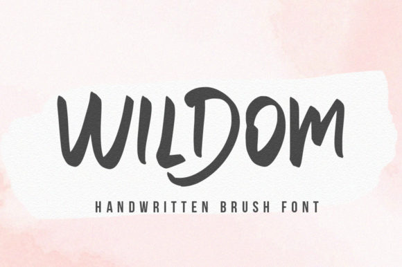 Wildom Font: Elegant Handwritten Style